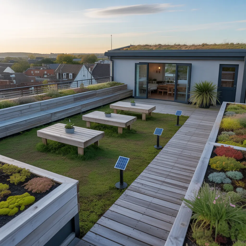 Eco Friendly Green Roof Terrace