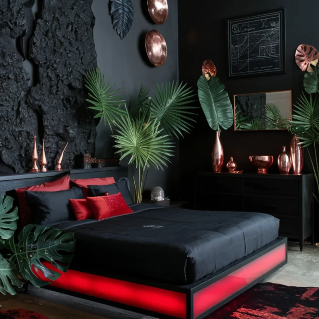 32+ Dark Nature Aesthetic Bedrooms That Feel Like a Peaceful Forest Retreat 2 Ember Grove Retreat