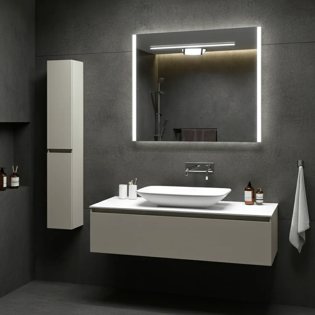 24 Bathroom Vanity Ideas So Beautiful, You’ll Want to Remodel Today 2 Floating Vanity Modern Bathroom