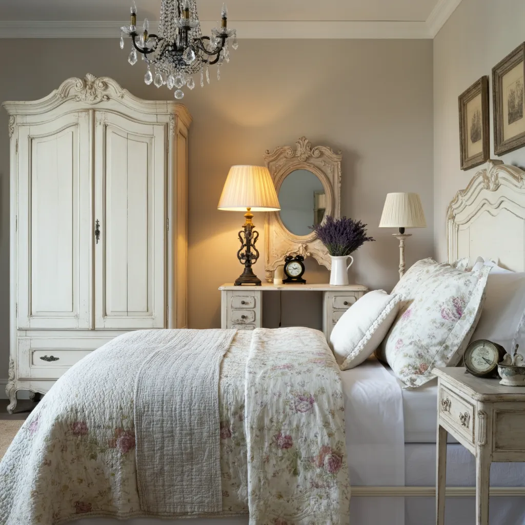 Make Your Guests Feel Special with These Beautiful Guest Room Designs 14 French Country Elegance