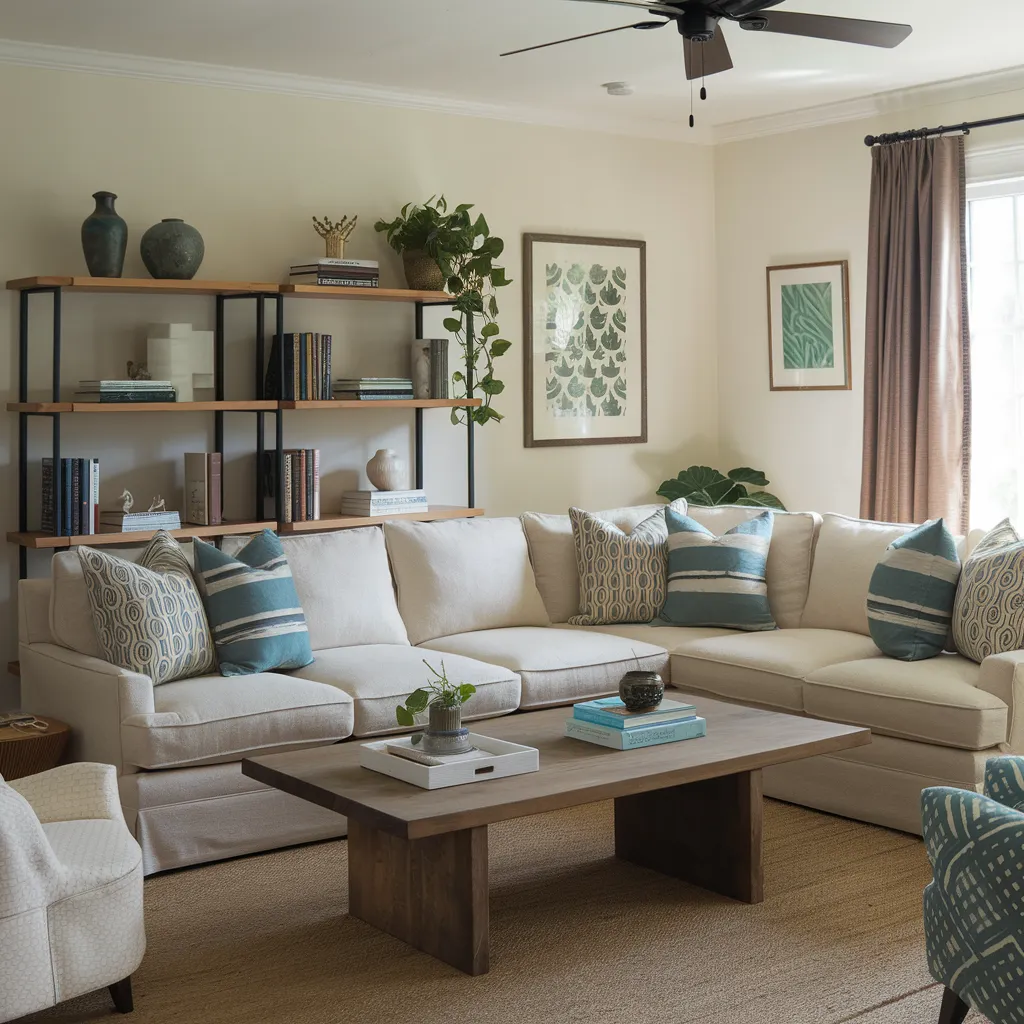 Warm Rustic Living Room Ideas You’ll Wish You Tried Sooner 8 Fresh Rustic Style with Light Woods and Cool Blues