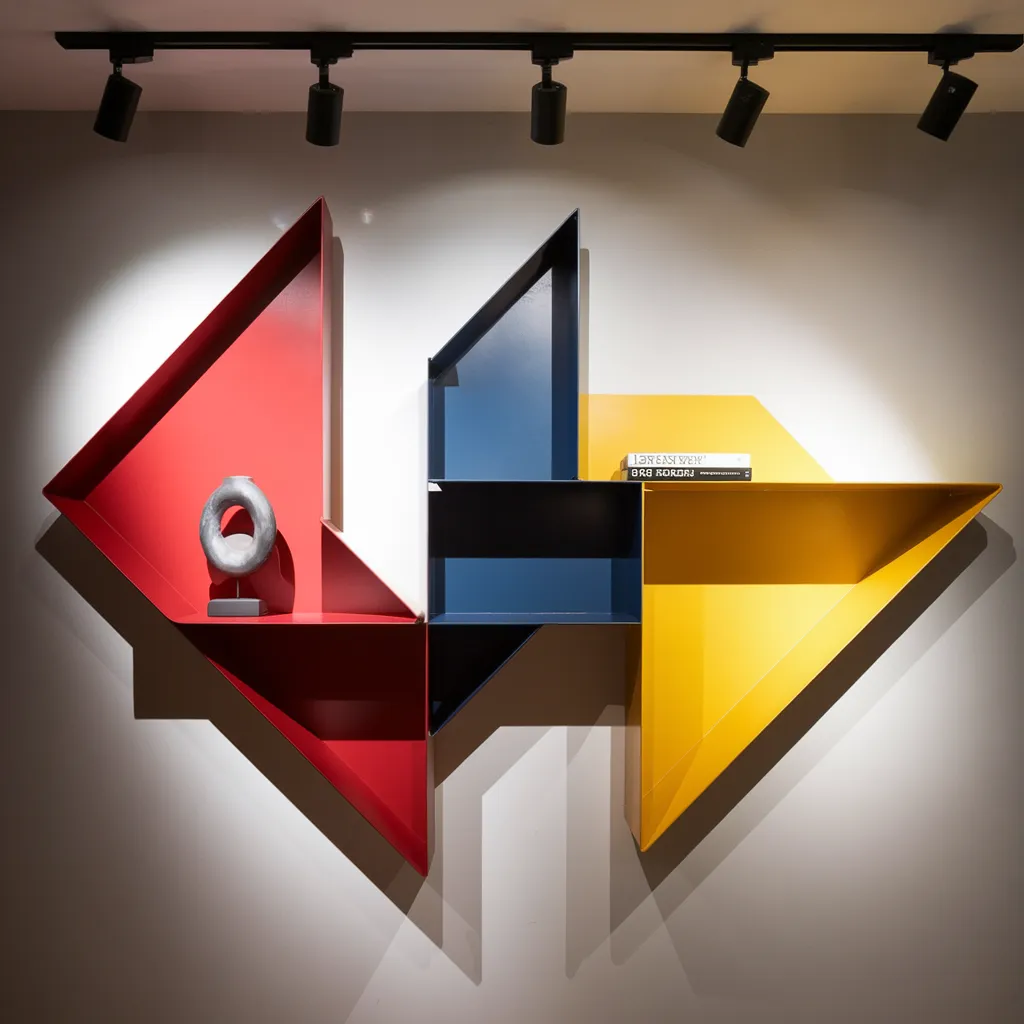 The Ultimate Guide to Shelf Decor Ideas for Small and Large Spaces 4 Geometric Modern Wall Shelves