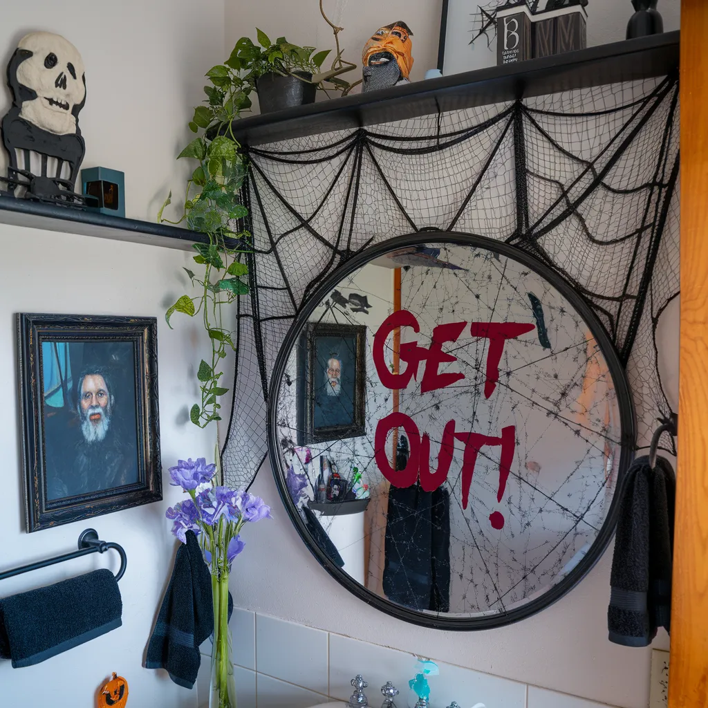 Halloween Bathroom Makeovers You’ll Want to Copy Before October 31st 18 Get Out! Bathroom