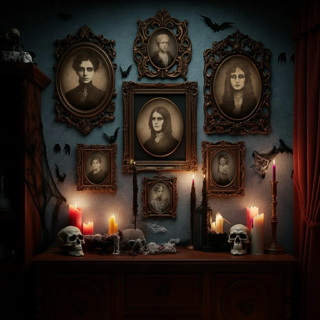 Spooky & Stylish: Halloween Bedroom Ideas You’ll Love 25 Ghastly Gallery Wall
