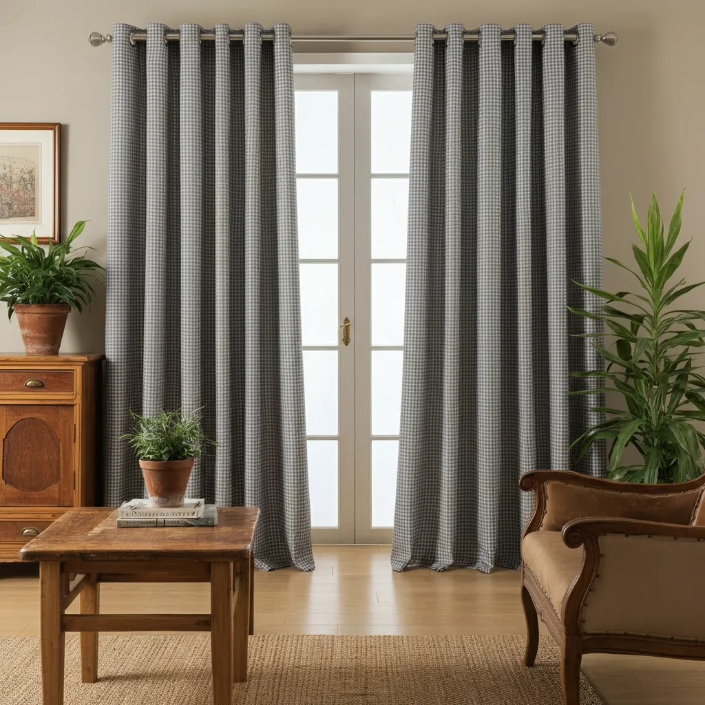 27+ Stunning Curtains for Living Room You’ll Wish You Knew About Sooner 8 Gingham Curtains