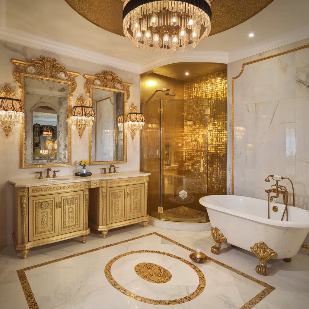 27+ Stunning Luxury Bathroom Designs That Blend Comfort With Elegance 7 Golden Palace Luxury Bathroom