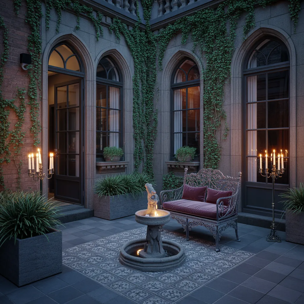 Gothic Inspired Romantic Terrace