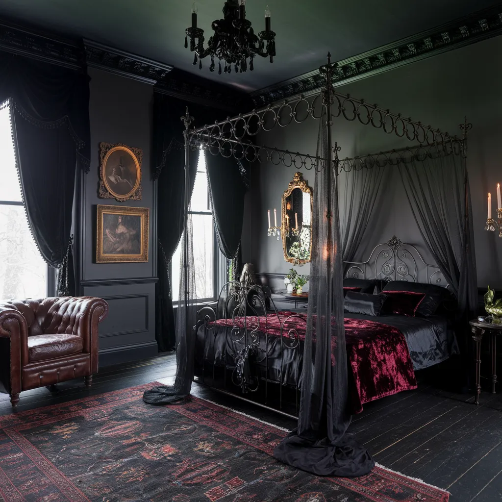 The Ultimate Master Bedroom Inspiration Guide: From Luxe to Minimalist 3 Gothic Revival Master Bedroom