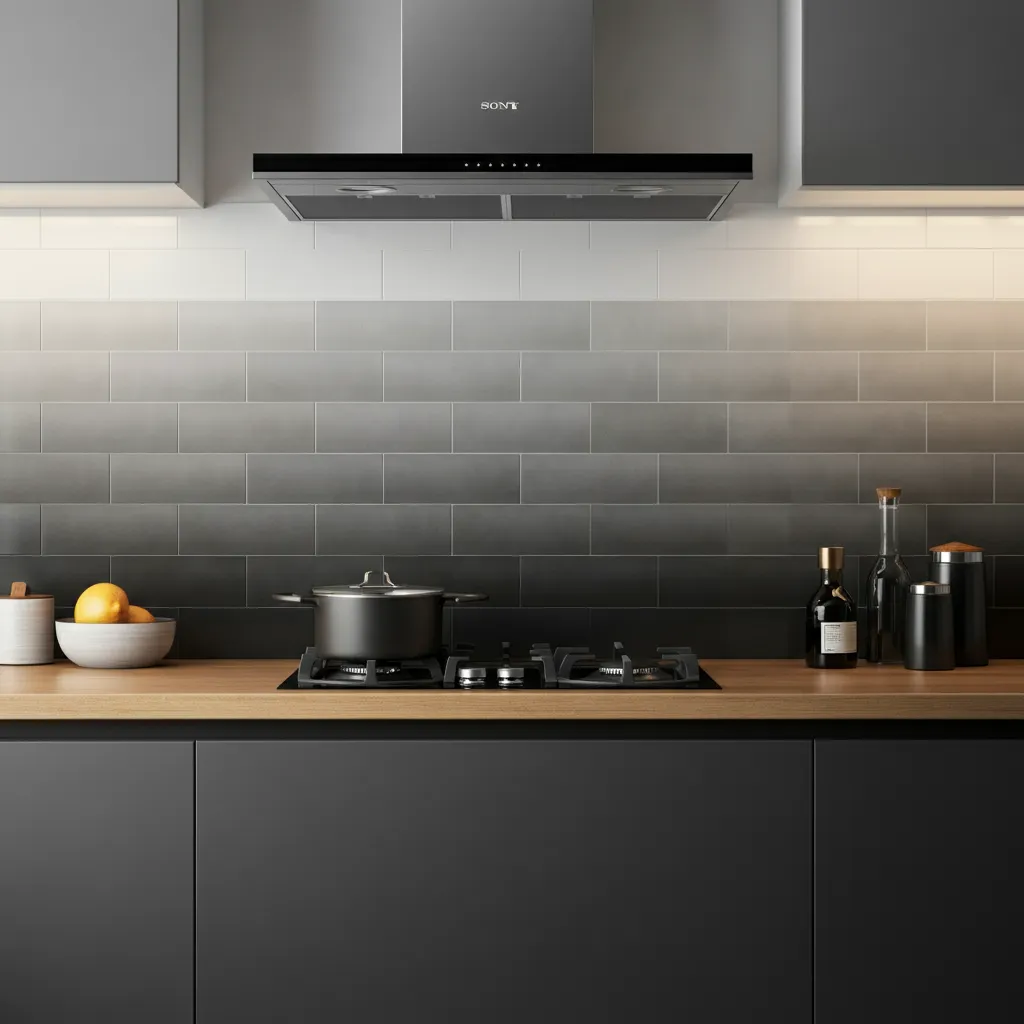 32+ Jaw-Dropping Kitchen Backsplash Ideas You Haven’t Seen Yet 28 Gradient Color Tile Kitchen