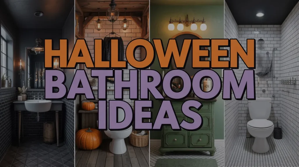 Halloween Bathroom Makeovers You’ll Want to Copy Before October 31st 2 Halloween Bathroom