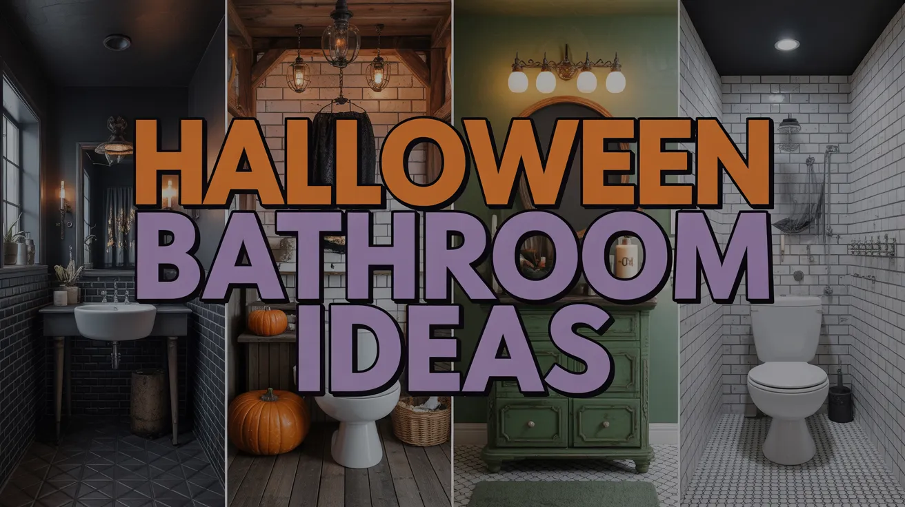 Halloween Bathroom Makeovers You’ll Want to Copy Before October 31st 1 Halloween Bathroom