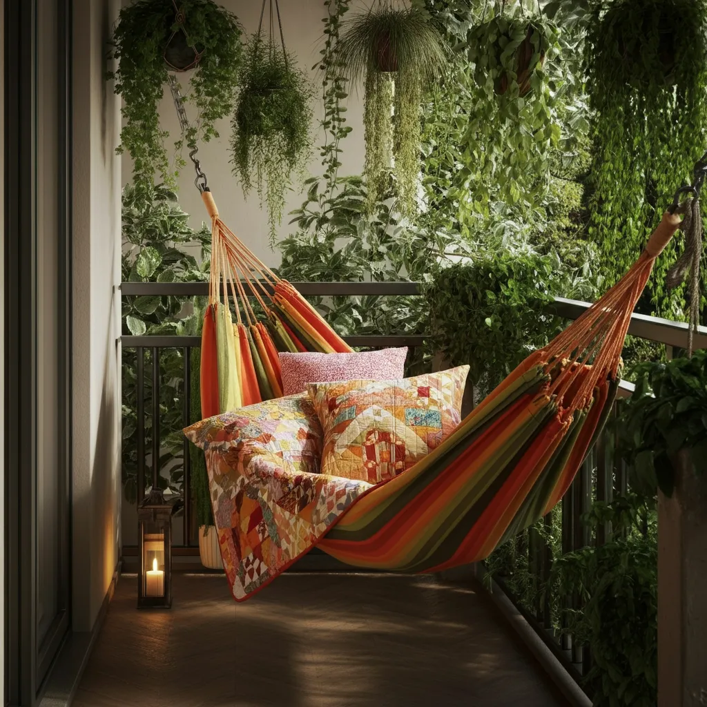 These Balcony Ideas Are So Good, Even Your Neighbors Will Be Jealous 12 Hammock Getaway