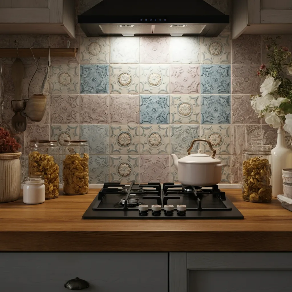 32+ Jaw-Dropping Kitchen Backsplash Ideas You Haven’t Seen Yet 24 Hand-Painted Tile Kitchen