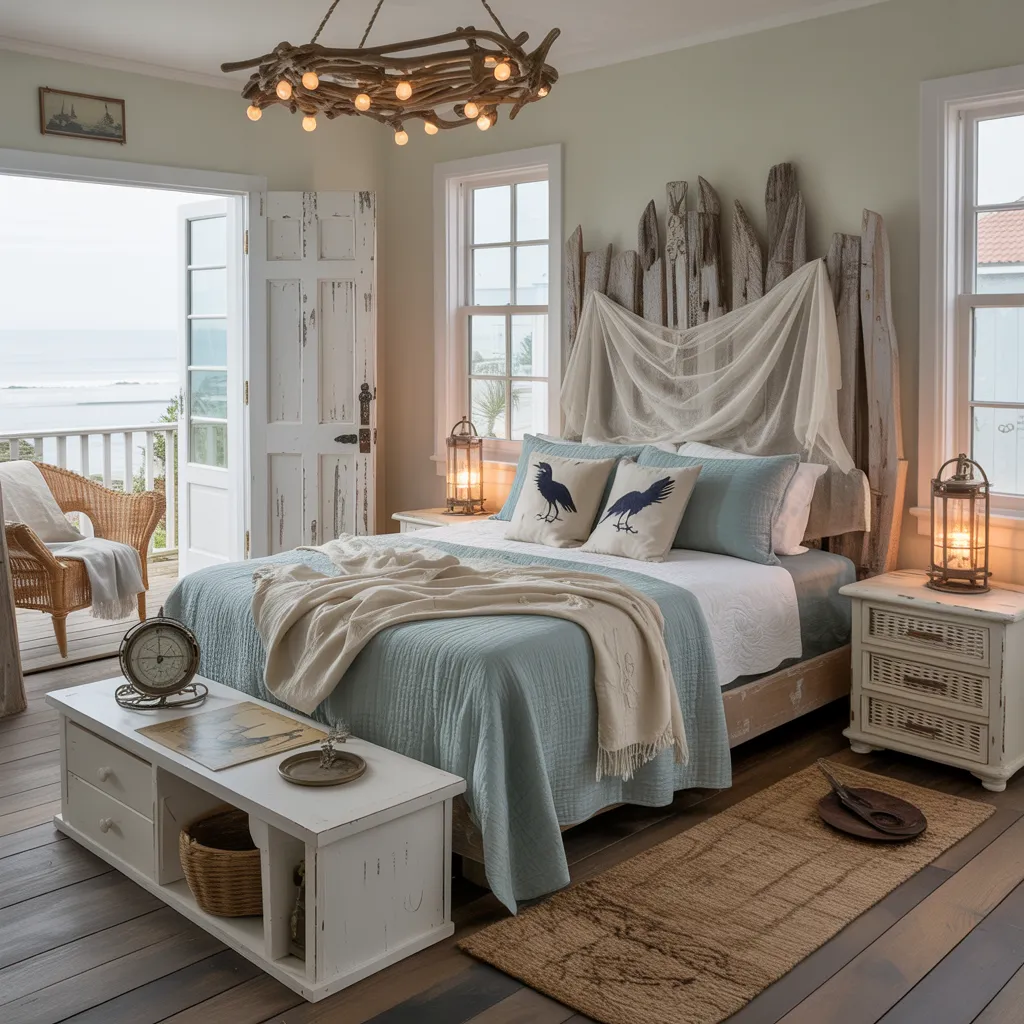 Spooky & Stylish: Halloween Bedroom Ideas You’ll Love 17 Haunted Coastal Halloween Bedroom