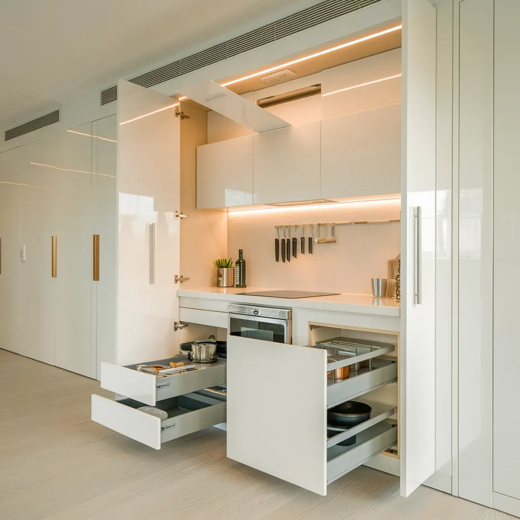 34 Small Kitchen Ideas That Make Tiny Spaces Look Huge 32 Hidden Gem Small Kitchen