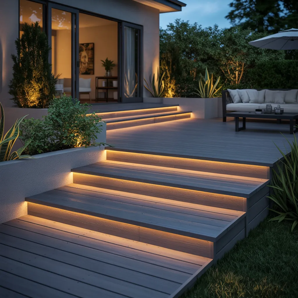Stunning Deck Ideas That Will Completely Transform Your Outdoor Space 14 Hidden Lighting Deck