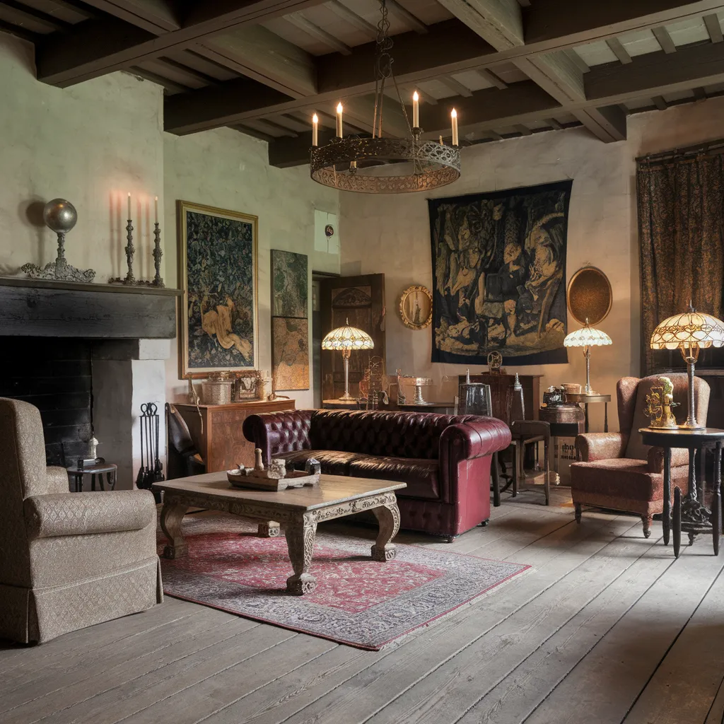 Warm Rustic Living Room Ideas You’ll Wish You Tried Sooner 21 Historic European Manor with Antique Furnishings