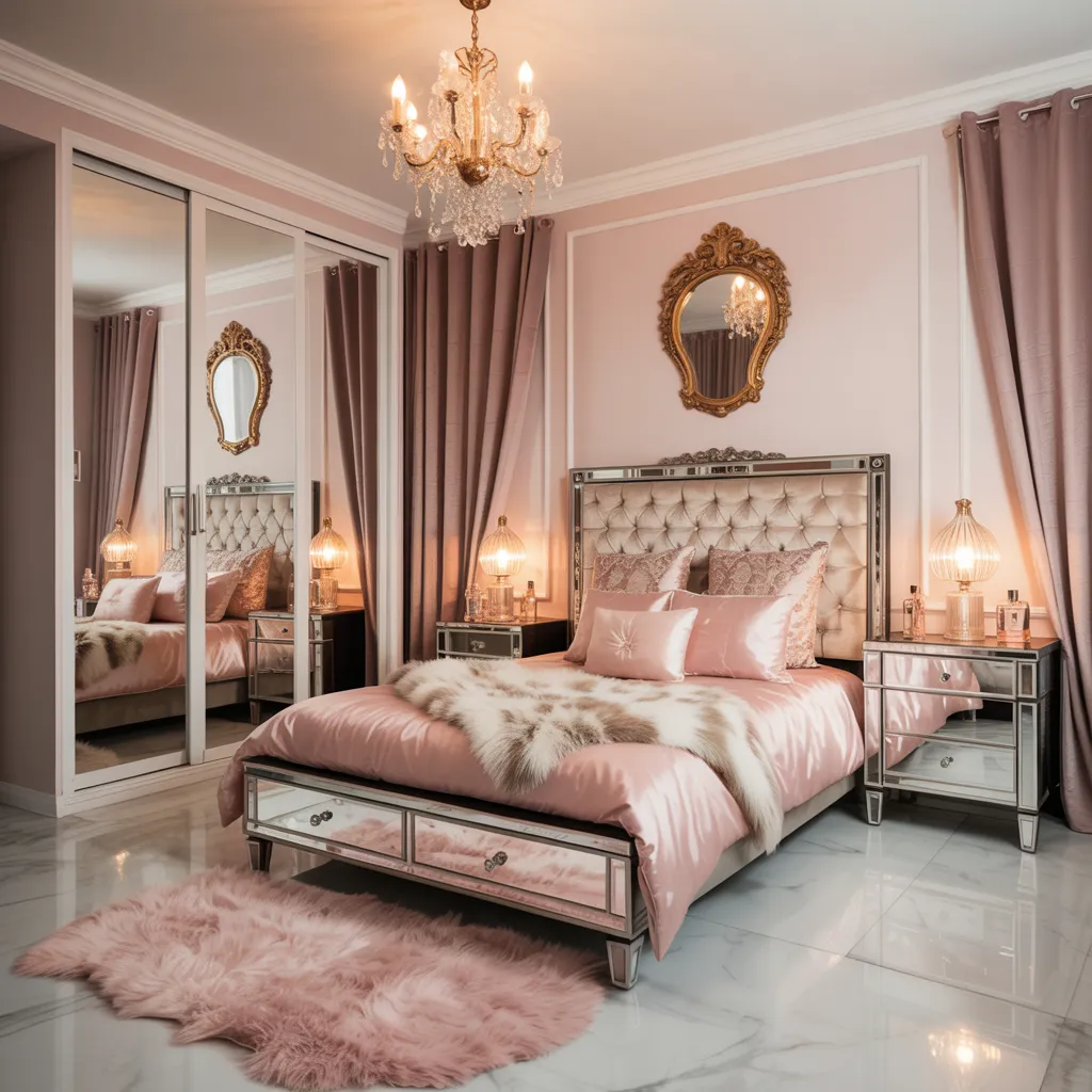 The Ultimate Master Bedroom Inspiration Guide: From Luxe to Minimalist 22 Hollywood Regency Glam Bedroom