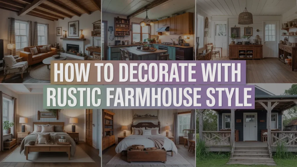 How to Decorate With Rustic Farmhouse Style