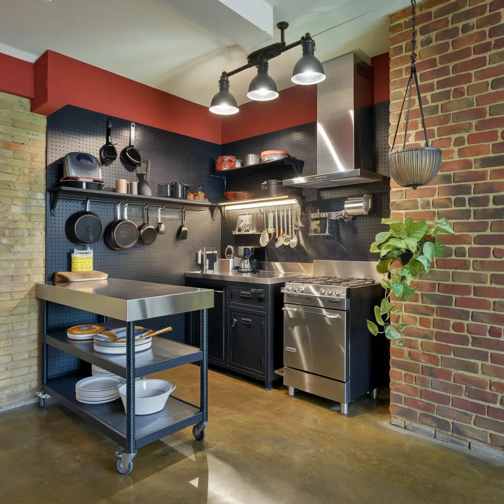 34 Small Kitchen Ideas That Make Tiny Spaces Look Huge 14 Industrial Edge Small Kitchen