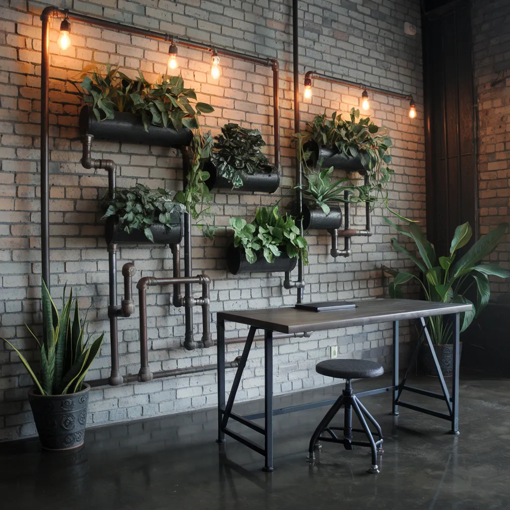 Indoor Plants Ideas That Will Instantly Transform Any Room Into a Lush Retreat 10 Industrial Green Workspace – Raw Edge with Organic Flow