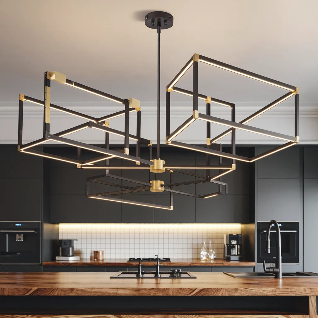 From Glam to Minimal: Chandelier Designs You’ll Fall in Love With 15 Interlocking Geometric Frame Chandelier