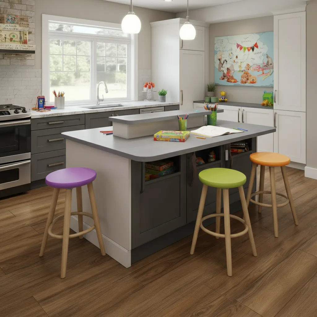 The Ultimate List of Kitchen Island Ideas That Actually Make Life Easier 23 Kid-Friendly Kitchen Island