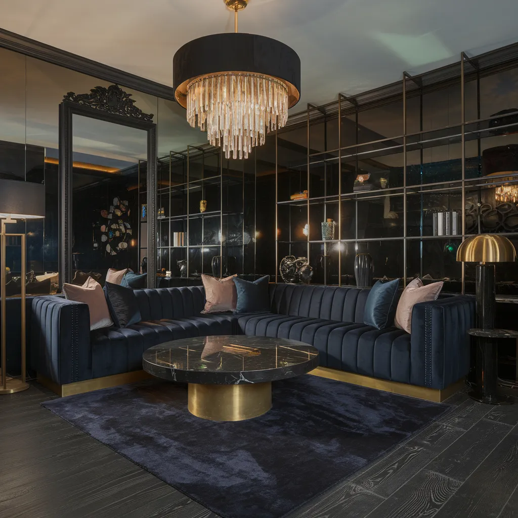 Apartment Living Room Ideas So Stunning You’ll Wish You Tried Them Sooner 14 Luxurious Dark Apartment Living Room