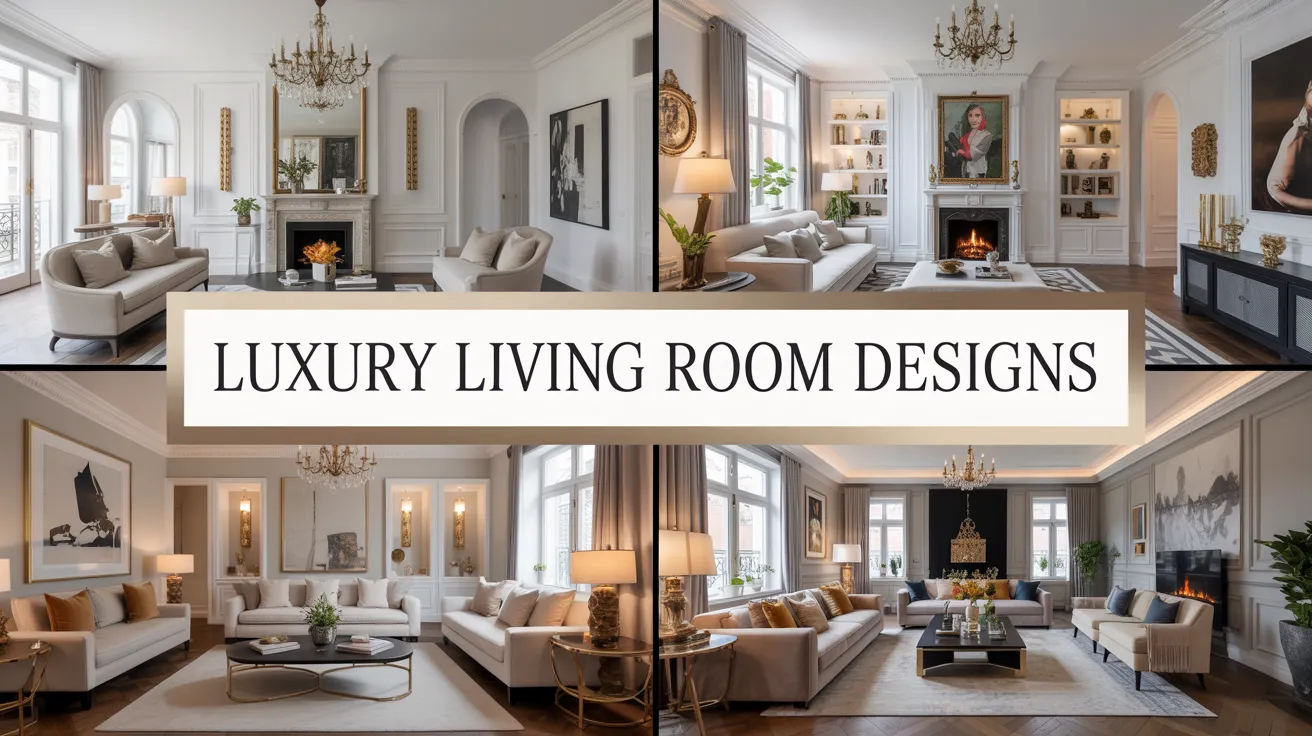 Modern Luxury Living Rooms You Can Actually Copy on Any Budget 1 Luxury Living Room Designs