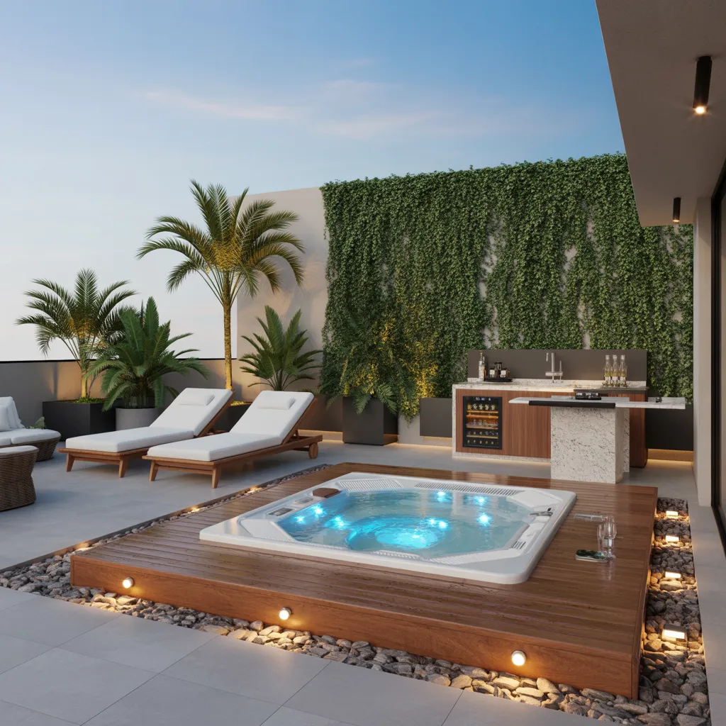 Luxury Terrace with Infinity Jacuzzi