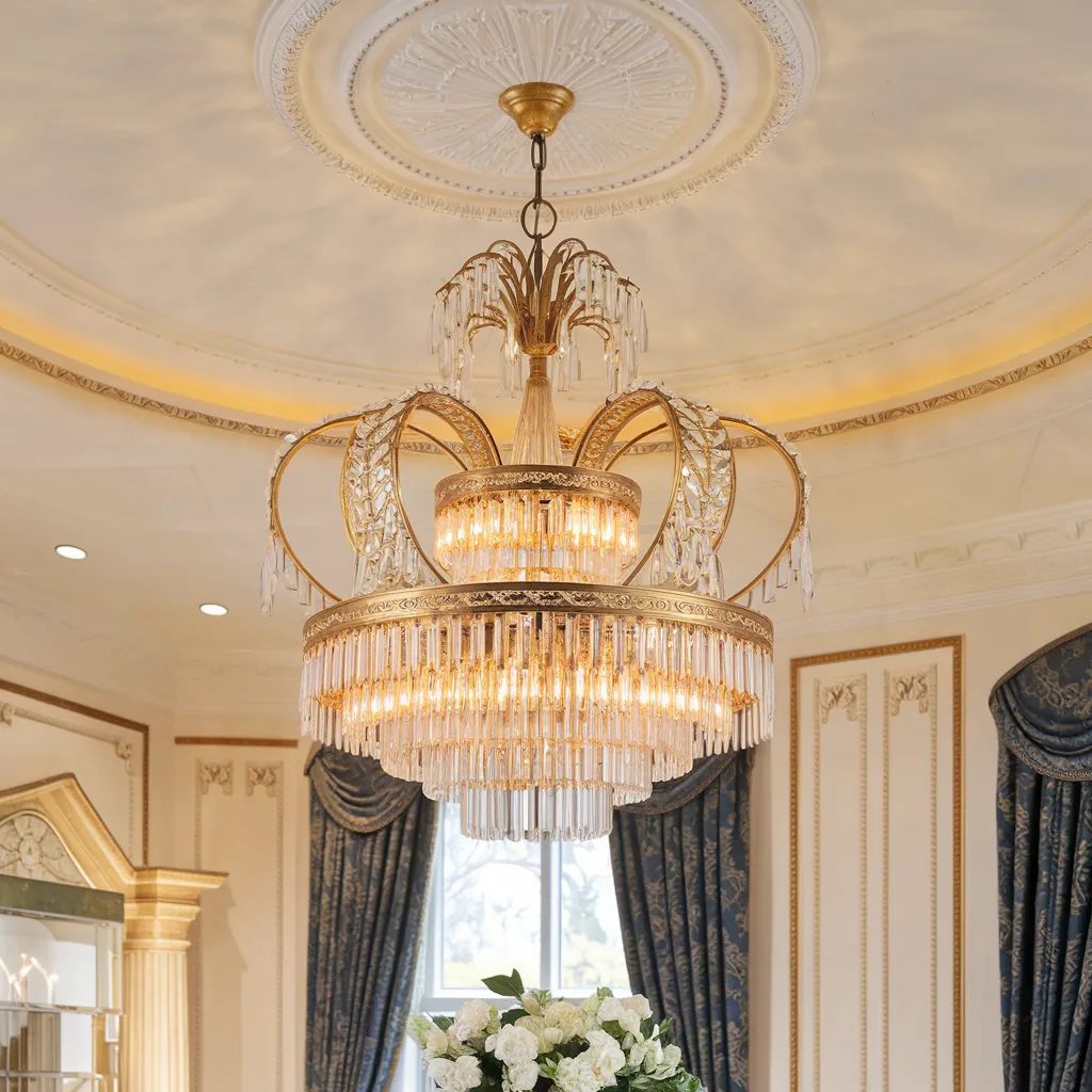 From Glam to Minimal: Chandelier Designs You’ll Fall in Love With 4 Majestic Empire Crystal Chandelier