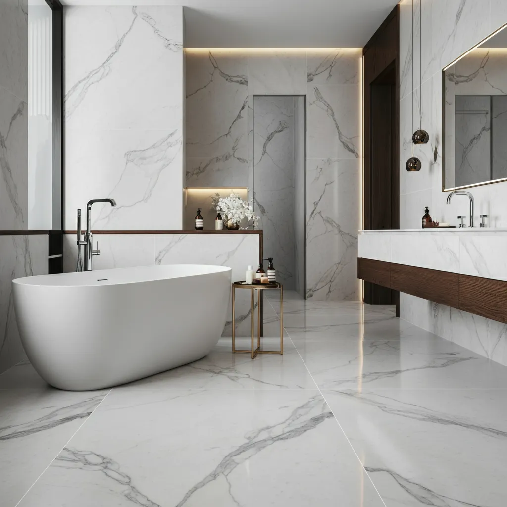 These Genius Flooring Ideas Will Make Your Rooms Look 10x Better 16 Marble Flooring