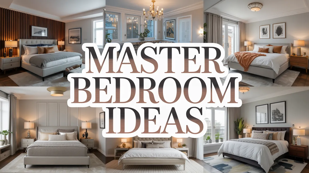The Ultimate Master Bedroom Inspiration Guide: From Luxe to Minimalist 1 Master bedroom ideas