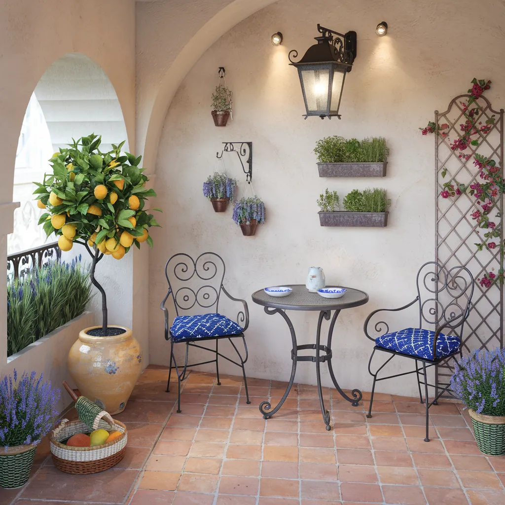 These Balcony Ideas Are So Good, Even Your Neighbors Will Be Jealous 20 Mediterranean Café-Style Balcony