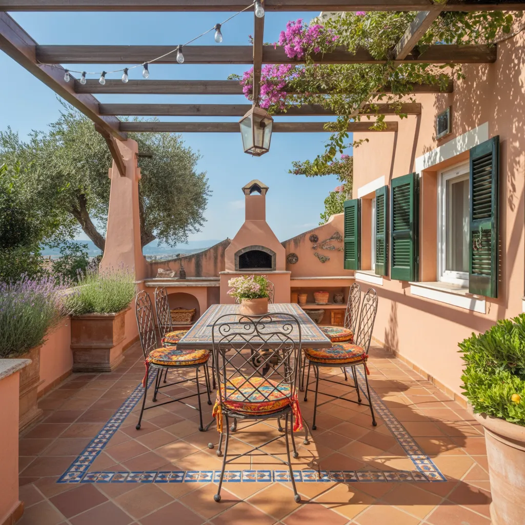Mediterranean Sun-Kissed Terrace