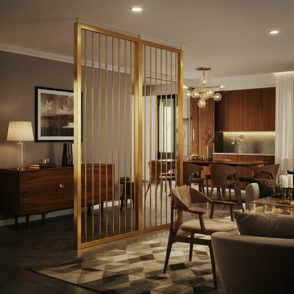 Steal These Designer-Approved Mid Century Modern Living Room Ideas 25 Mid Century Room Divider