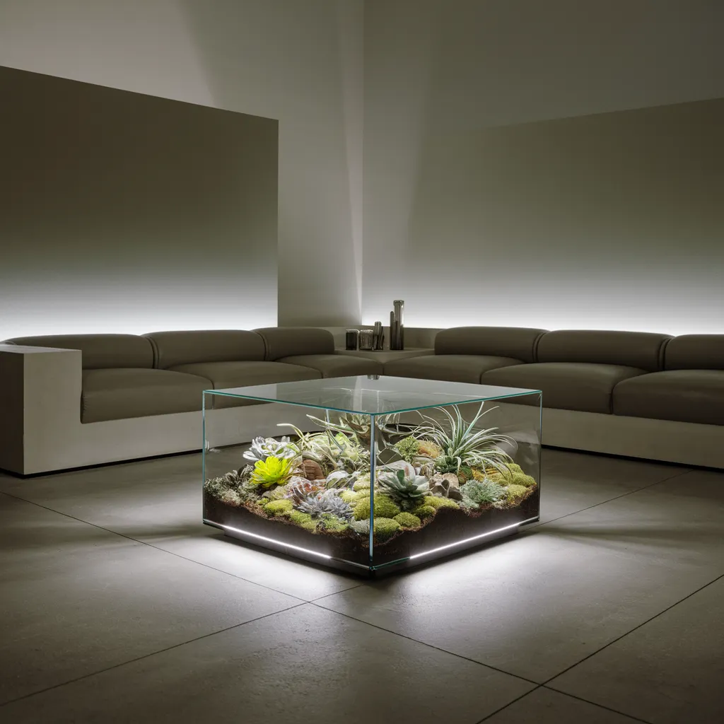 Indoor Plants Ideas That Will Instantly Transform Any Room Into a Lush Retreat 9 Minimalist Living Room – Nature Encased in Modern Design