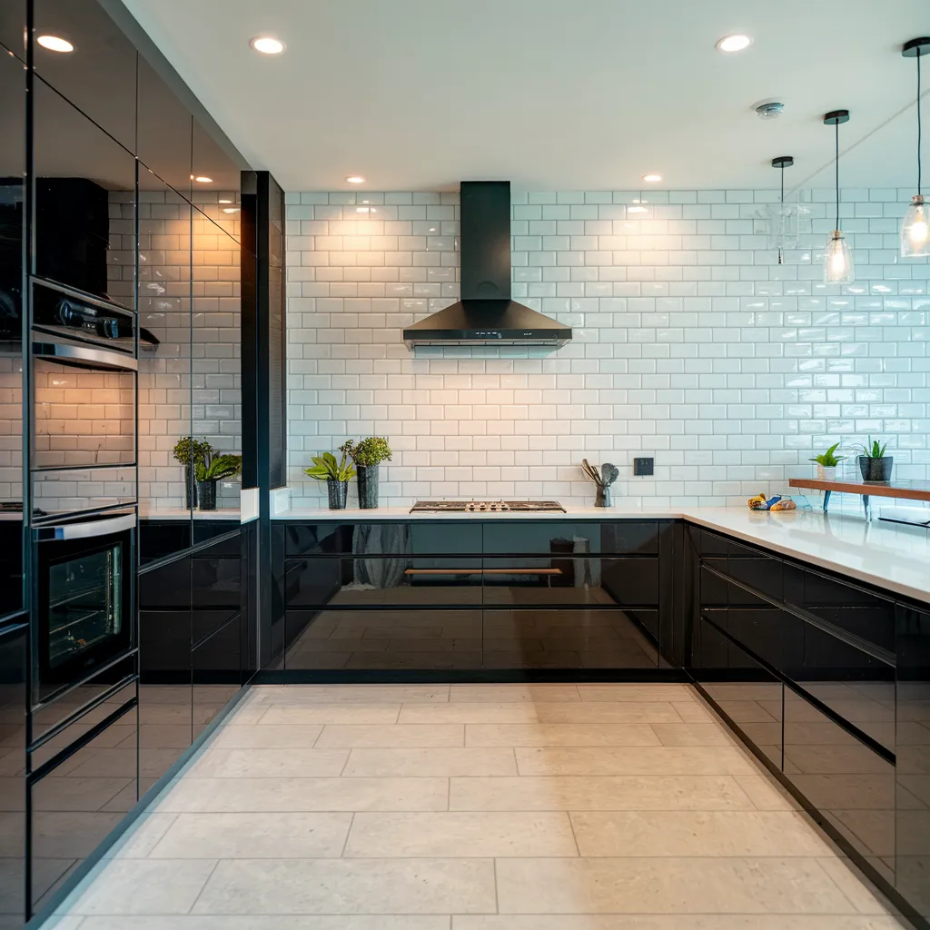 22 Jaw Dropping Modern Kitchen Ideas That Feel Like Pure Inspiration 13 Modern Black Gloss Kitchen