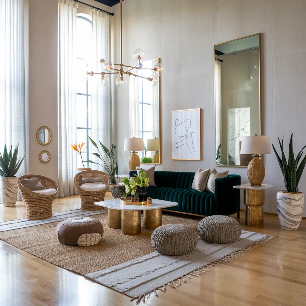 Cozy Yet Stylish: Boho Living Room Ideas That Feel Like a Dream 21 Modern Boho Living Room with Elegant Minimal Touches