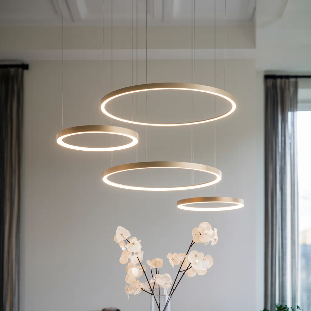 From Glam to Minimal: Chandelier Designs You’ll Fall in Love With 28 Modern Floating LED Halo Chandelier