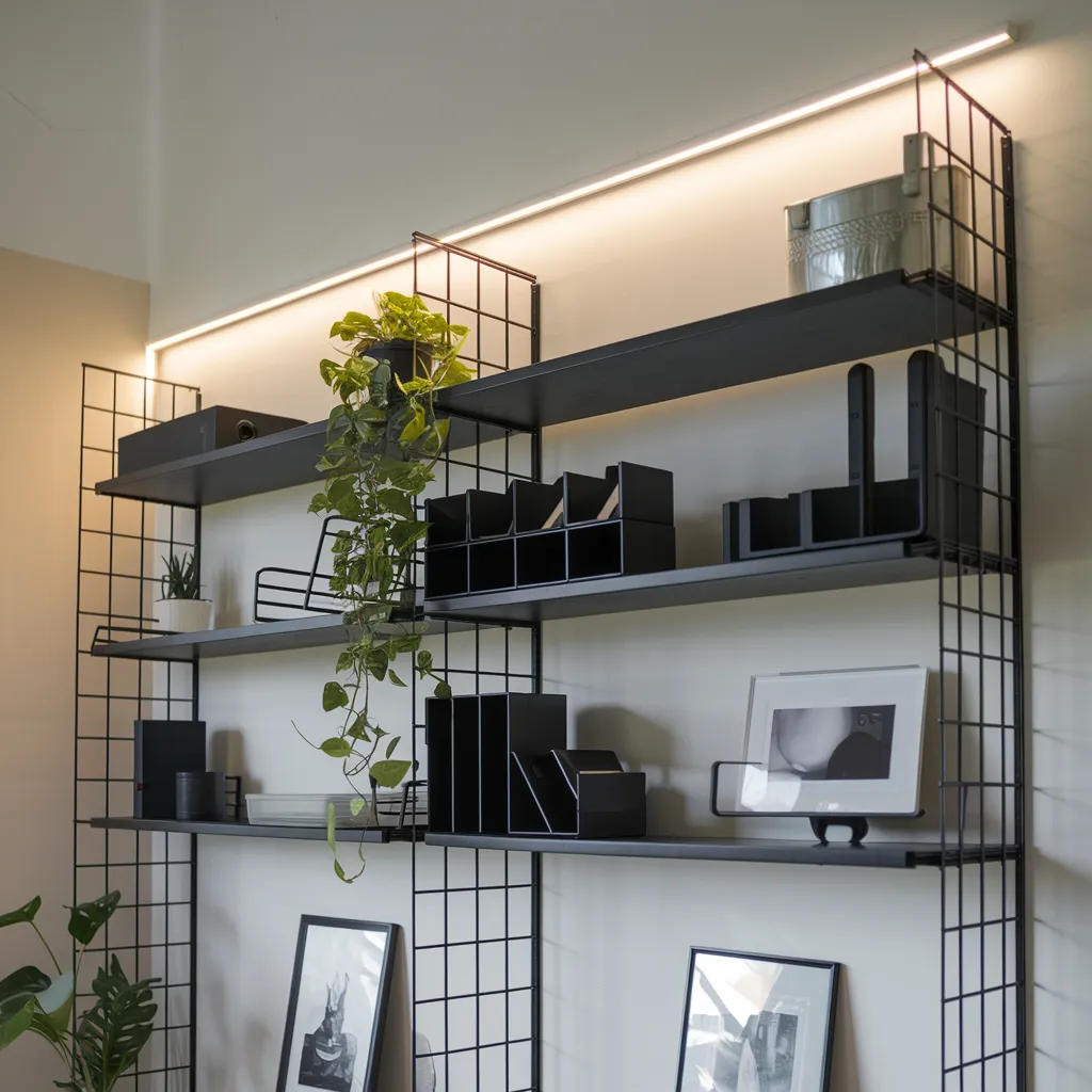 The Ultimate Guide to Shelf Decor Ideas for Small and Large Spaces 24 Modern Industrial Office Shelves
