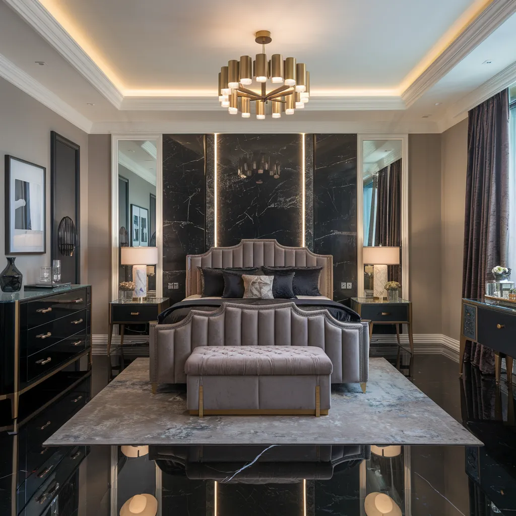 Modern Luxury Men’s Bedroom Design