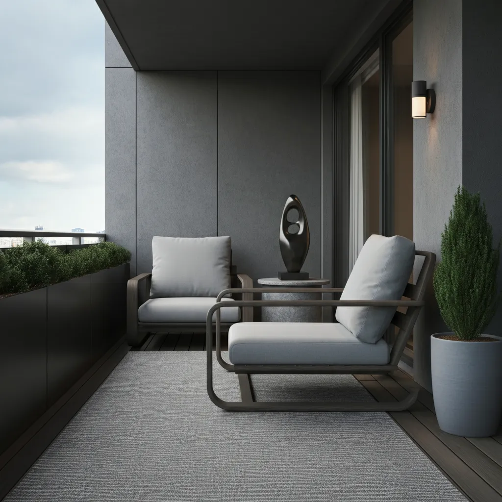 These Balcony Ideas Are So Good, Even Your Neighbors Will Be Jealous 14 Modern Minimalist Oasis