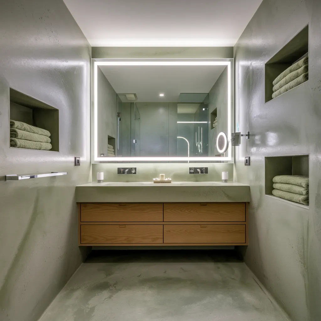 The Ultimate Guide to Sage Green Bathrooms That Feel Like Retreats 5 Modern Sage Green Bathroom with Minimalist Design