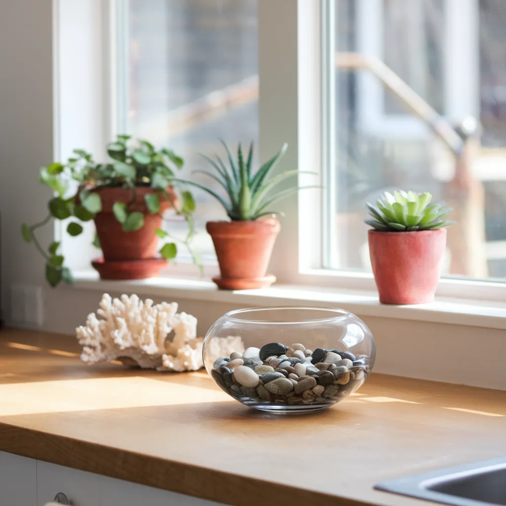 Natural Calm – Countertop with Earthy Simplicity