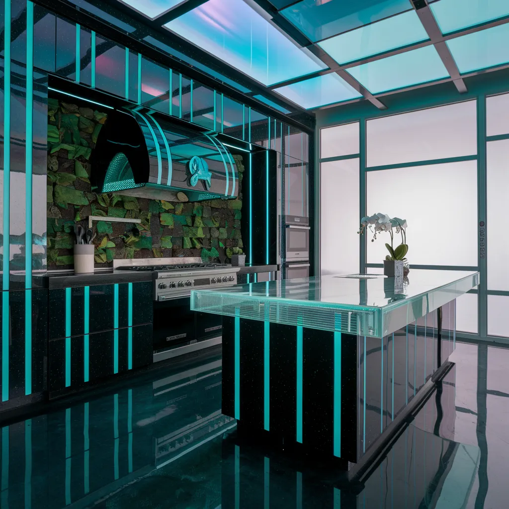 22 Jaw Dropping Modern Kitchen Ideas That Feel Like Pure Inspiration 18 Neo-Futuristic Kitchen Design