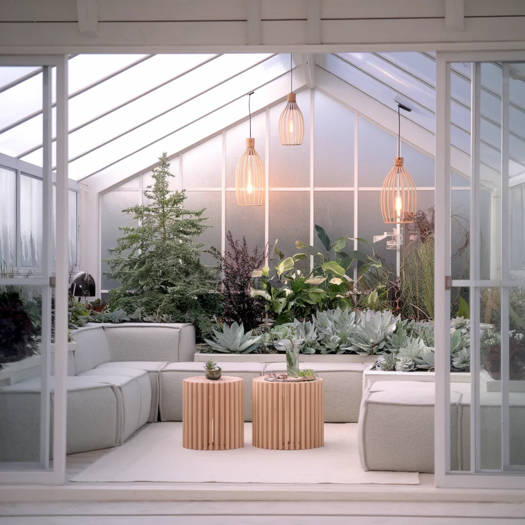 Indoor Plants Ideas That Will Instantly Transform Any Room Into a Lush Retreat 7 Nordic Greenhouse Lounge – Tranquility Surrounded by Light and Green