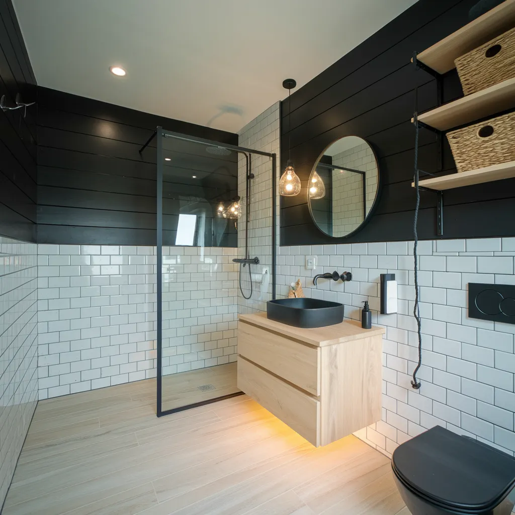 Nordic Noir Bathroom