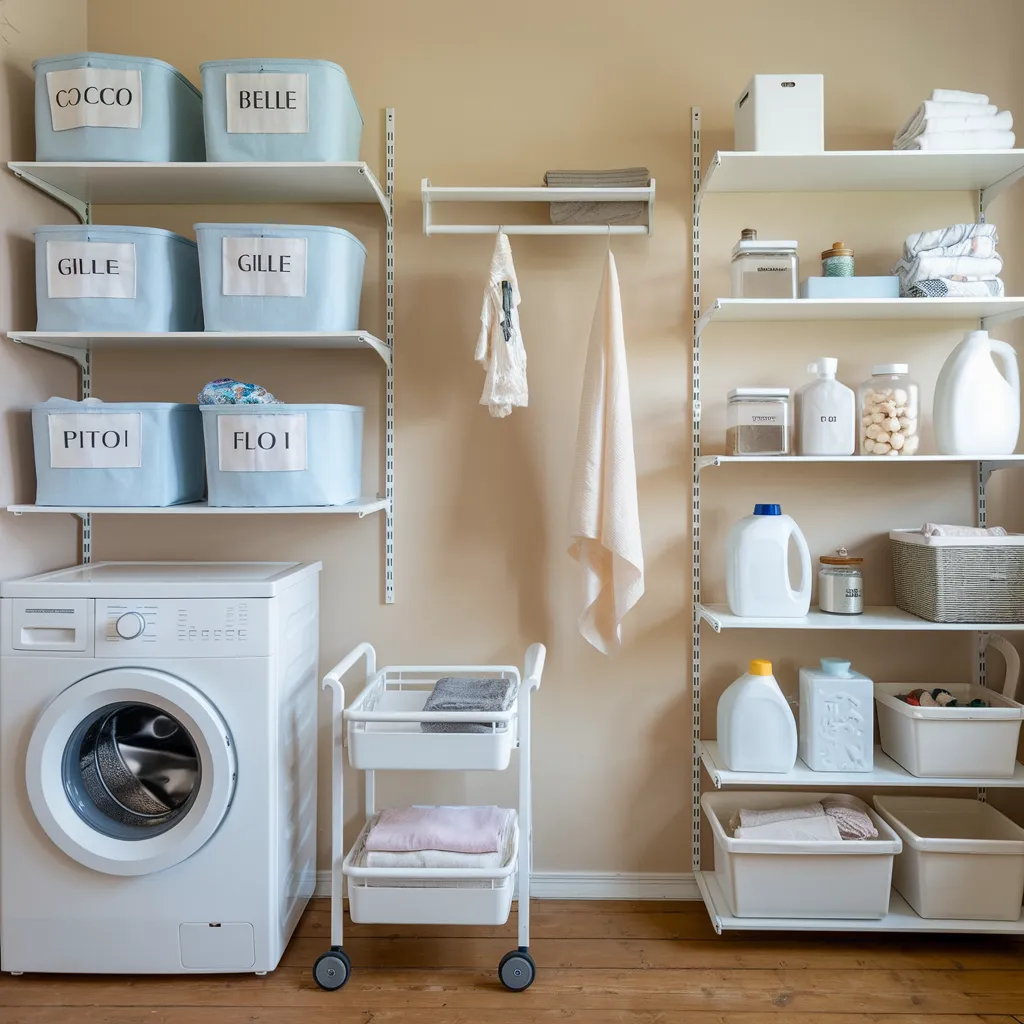 27+ Genius Laundry Room Ideas That Will Make You Love Doing Chores 4 Organized Small Laundry Room