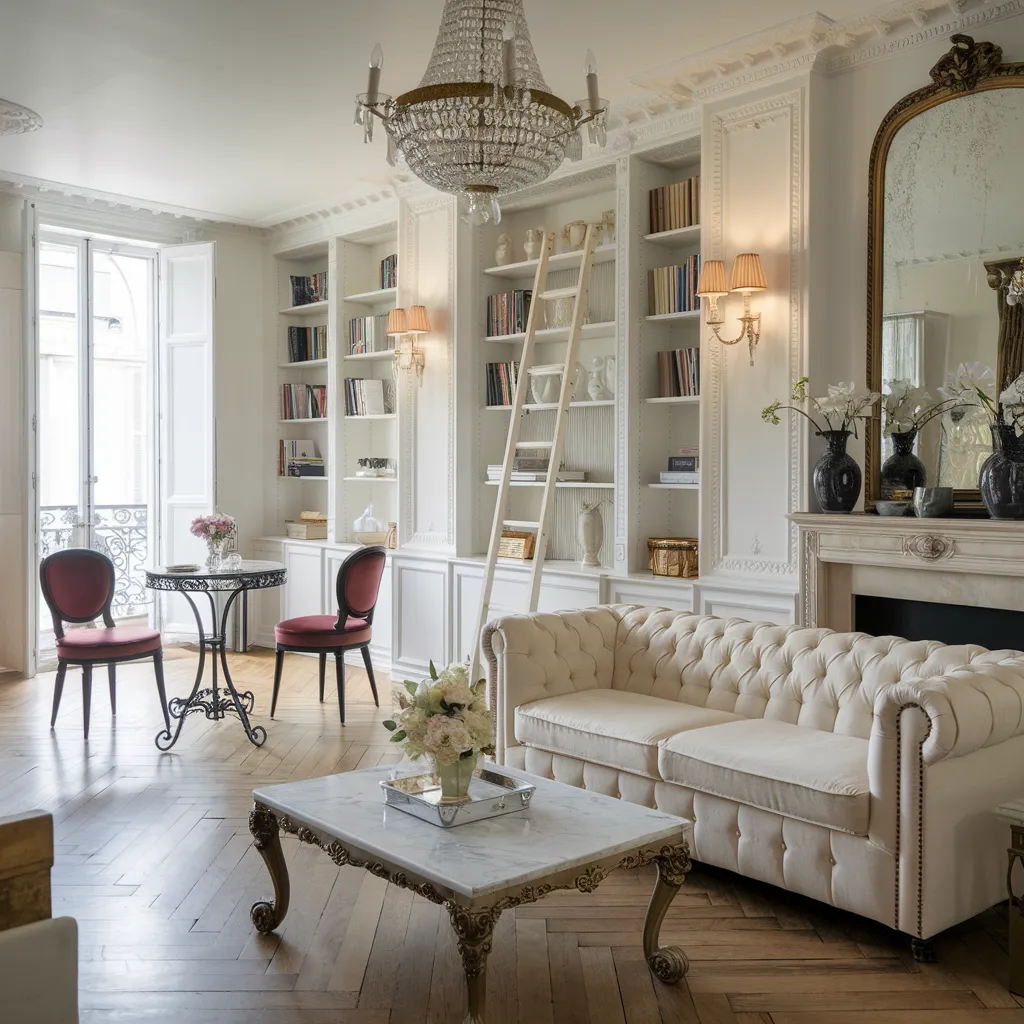 Apartment Living Room Ideas So Stunning You’ll Wish You Tried Them Sooner 29 Parisian Chic Apartment Living Room